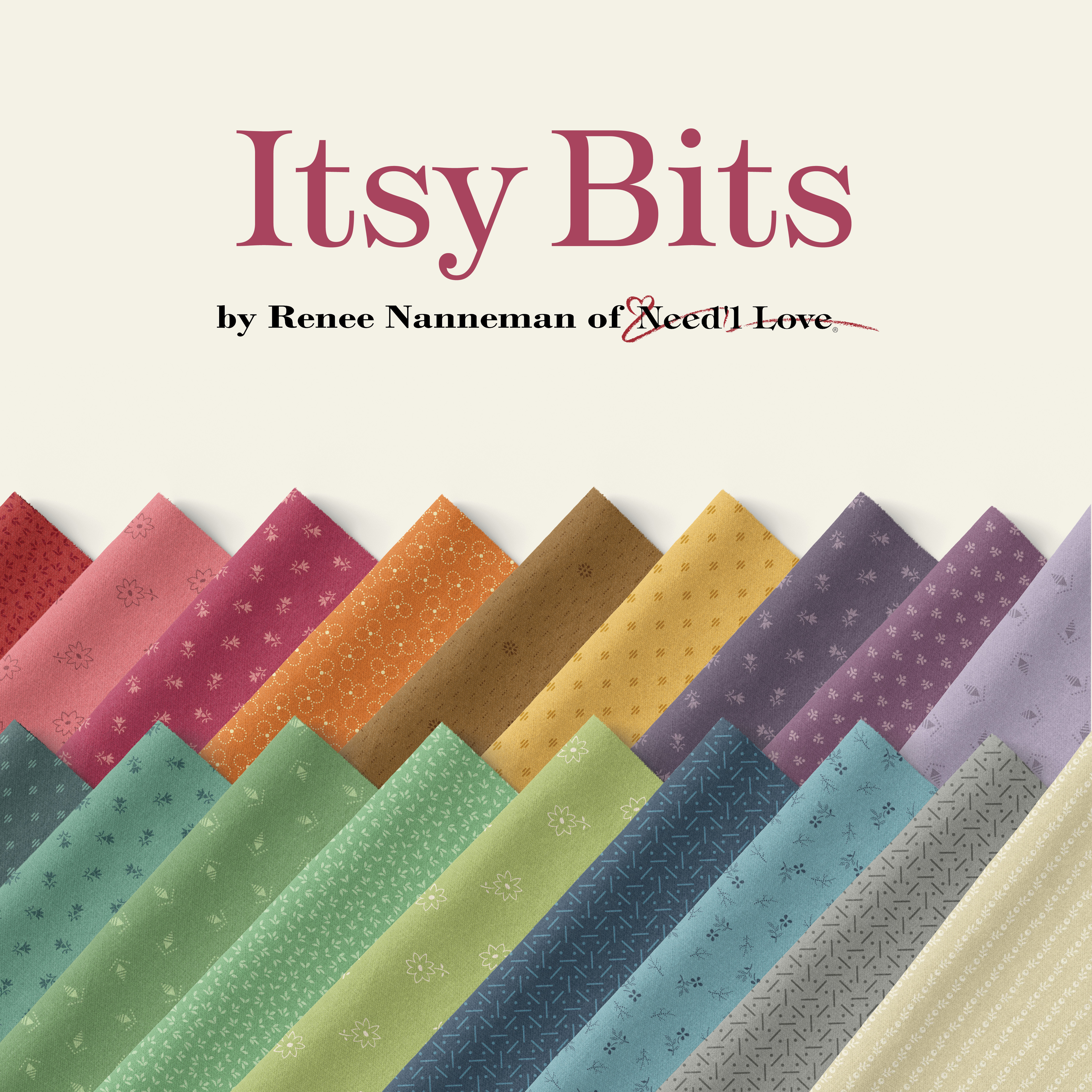 Collection de tissus Itsy Bits de Renée Nanneman